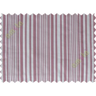 Pink white shadow stripes poly main curtain designs
