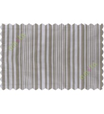 Brown grey shadow stripes poly main curtain designs