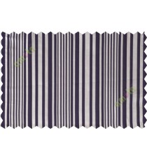 Indigo brown shadow stripes poly main curtain designs