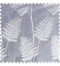 Grey color natural big twig horizontal thin lines very fine designs small leaf patterns polyester main curtain