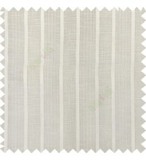 Cream color vertical thick stripes texture gradients horizontal lines with transparent polyester background fabric sheer curtain