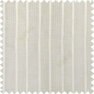 Cream color vertical thick stripes texture gradients horizontal lines with transparent polyester background fabric sheer curtain