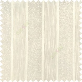 Beige color solid texture vertical stripes with transparent polyester background small thread knots sheer curtain