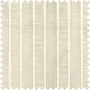 Beige color vertical thick stripes texture gradients horizontal lines with transparent polyester background fabric sheer curtain