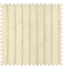 Beige brown color vertical pencil stripes texture gradients horizontal lines with transparent polyester fabric sheer curtain
