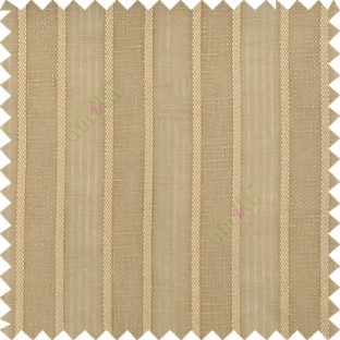 Brown color vertical thick stripes texture gradients horizontal lines with transparent polyester background fabric sheer curtain