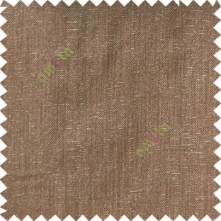 Brown cream color solid texture finished designless with thick polyester background fabric main curtain