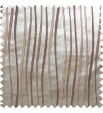 Dark brown beige color vertical flowing lines texture with thick polyester background main curtain