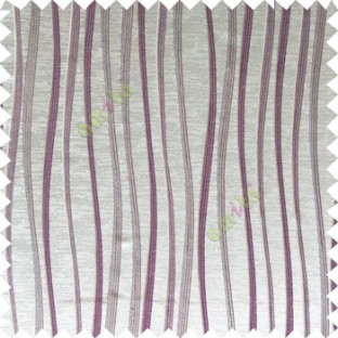 Purple grey color vertical flowing lines texture with thick polyester background main curtain