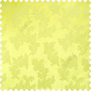 Green color traditional floral texture patterns shiny base polyester fabric embroidery designs main curtain