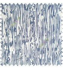 Navy blue silver color vertical trendy lines texture finished surface polyester base fabric main curtain