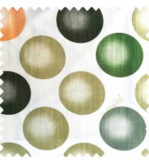 Green cream color geometric circles texture finished polyester base background horizontal lines color shades main curtain