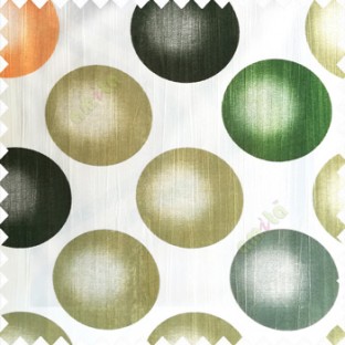 Green cream color geometric circles texture finished polyester base background horizontal lines color shades main curtain