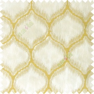 Yellowish green color traditional design texture finished with polyester background ogee pattern vertical texture gradients lines main curtain