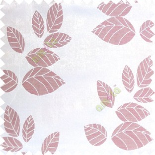 Purple grey color natural floral pattern leaves texture flowing hanging leaf with polyester thick background main curtain