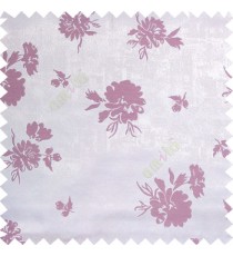 Purple grey color beautiful flower designs texture surface floral buds with thick polyester background main curtain