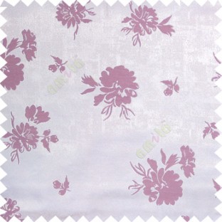 Purple grey color beautiful flower designs texture surface floral buds with thick polyester background main curtain