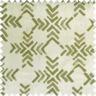 Green grey color geometric square shapes sharp edge angles texture embroidery patterns move forward backward  up and down arrows  with transparent fabric main curtain