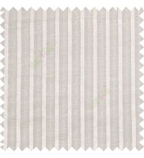Cream color vertical bold texture gradients stripes horizontal lines with transparent polyester fabric sheer curtain