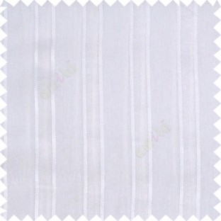 White color vertical texture gradients with thick borders small dots polyester base transparent fabric sheer curtain