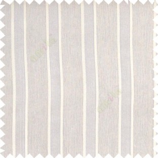 Cream color vertical texture gradients with thick borders small dots polyester base transparent fabric sheer curtain
