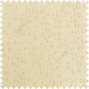 Beige color texture finished embossed designs stones and gravels small dots rain drops horizontal lines  polyester main curtain fabric
