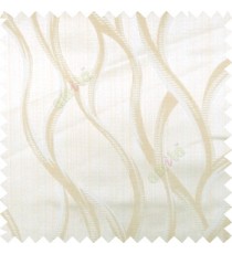 Beige color vertical flowing stripes texture patterns snakes texture gradients lines with thick polyester fabric main curtain