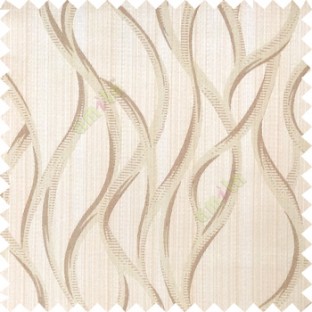 Brown grey beige color vertical flowing stripes texture patterns snakes texture gradients lines with thick polyester fabric main curtain