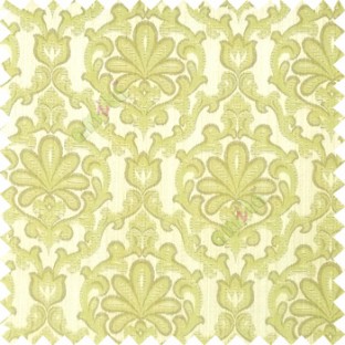 Green grey brown color traditional design complete texture pattern floral leaf swirls with polyester thick fabric main curtain