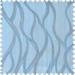 Blue grey brown color vertical flowing stripes texture patterns snakes texture gradients lines with thick polyester fabric main curtain