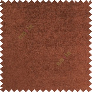 Sienna brown color complete plain designless velvet finished chenille soft background main curtain