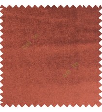 Sienna brown color complete plain designless velvet finished chenille soft background main curtain