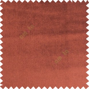 Sienna brown color complete plain designless velvet finished chenille soft background main curtain