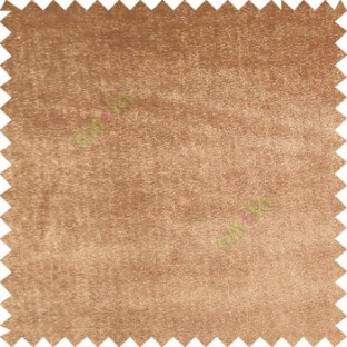 Tawny brown color complete plain designless velvet finished chenille soft background main curtain