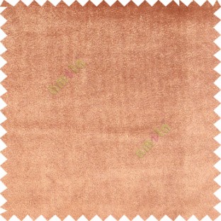 Tawny brown color complete plain designless velvet finished chenille soft background main curtain