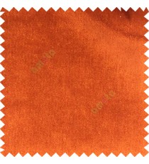 Bright copper brown color complete plain designless velvet finished chenille soft background main curtain