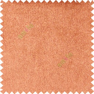 Orange brown color texture gradients velvet finished surface soft touch layers polyester sofa fabric