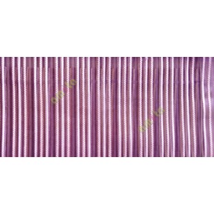 Purple beige white color vertical digital dots stripes with transparent net fabric horizontal thin lines sheer curtain