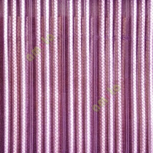 Purple beige white color vertical digital dots stripes with transparent net fabric horizontal thin lines sheer curtain