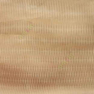 Brown color vertical thin stripes texture finished transparent net finished soft feel lightweight sheer fabric