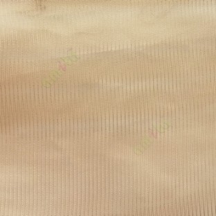 Brown color vertical thin stripes texture finished transparent net finished soft feel lightweight sheer fabric