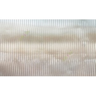 Beige color vertical stripes texture thin lines transparent net finished sheer curtain