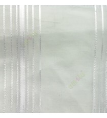 White color vertical stripes shiny surface light reflecting matrial transparent net background sheer curtain fabric