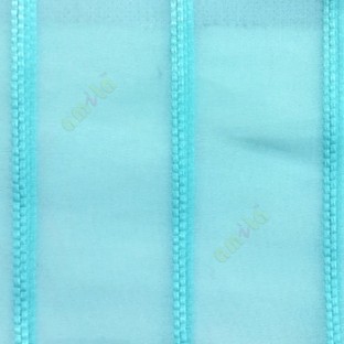 Blue color vertical wide stripes digital lines transparent net background sheer curtain fabric