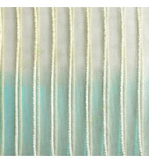 Green color vertical digital stripes transparent net finished texture background sheer curtains fabric