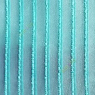 Blue color vertical digital stripes transparent net finished texture background sheer curtains fabric