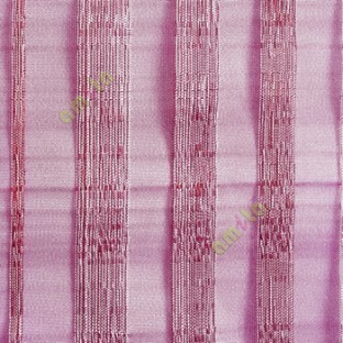 Purple brown silver color vertical bold stripes straight lines transparent net background sheer fabric