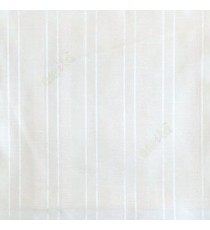 White color vertical texture bold stripes and horizontal thin short lines polycotton main curtain