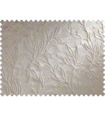 Brown white floral main curtain designs