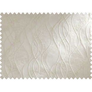 White Waves Self Design Main Curtain Designs